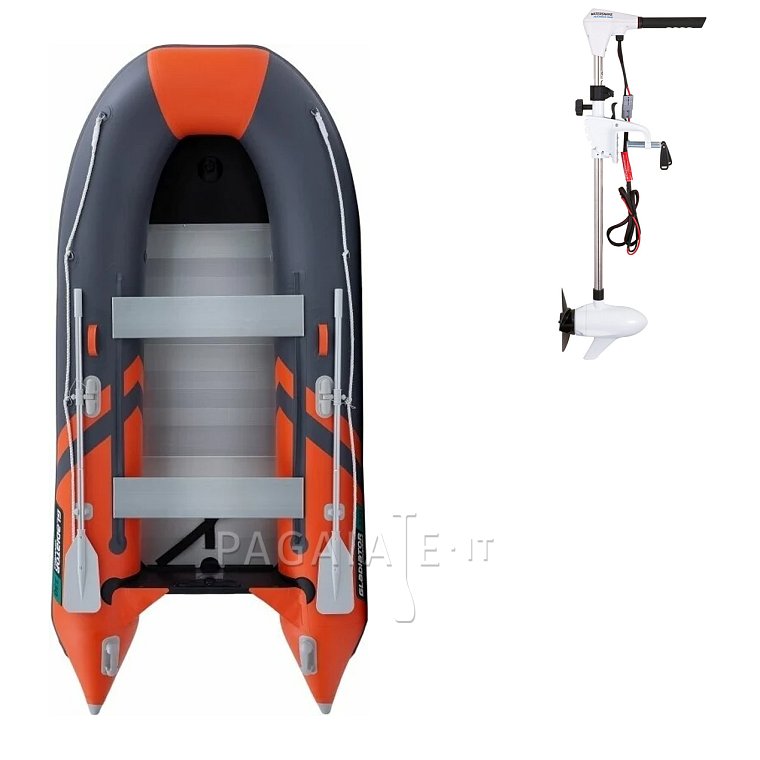 Gommone GLADIATOR CLASSIC B330AL orange dark gray - gommone gonfiabile con pavimento in alluminio