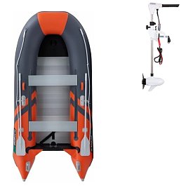 Gommone GLADIATOR CLASSIC B330AL orange dark gray - gommone gonfiabile con pavimento in alluminio