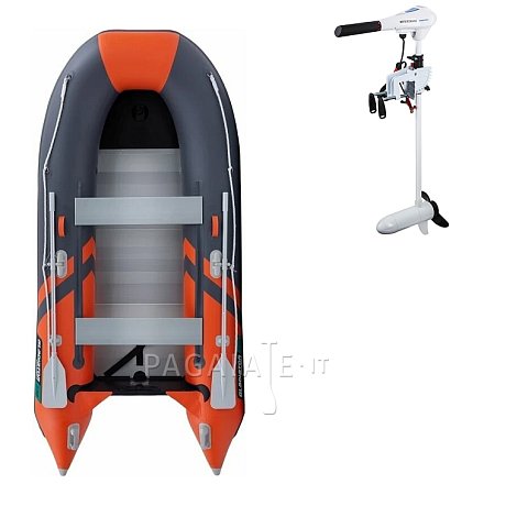 Gommone GLADIATOR CLASSIC B330AL orange dark gray - gommone gonfiabile con pavimento in alluminio