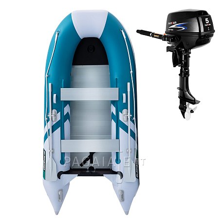 Gommone GLADIATOR CLASSIC B330AL sea green white - gommone gonfiabile con pavimento in alluminio