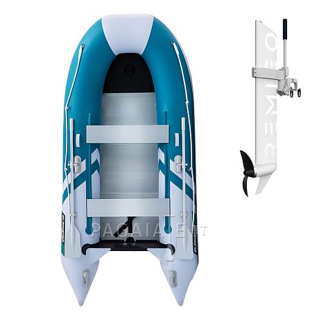 Gommone GLADIATOR CLASSIC B330AL sea green white - gommone gonfiabile con pavimento in alluminio