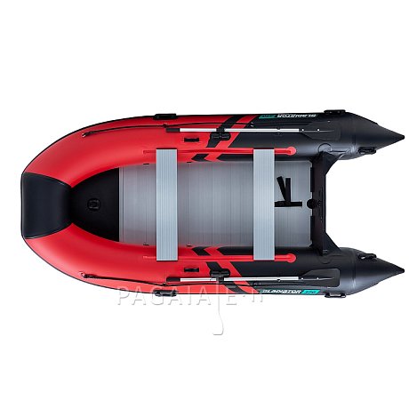 Gommone GLADIATOR CLASSIC B370AL red black - gommone gonfiabile con pavimento in alluminio