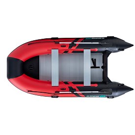 Gommone GLADIATOR CLASSIC B370AL red black - gommone gonfiabile con pavimento in alluminio