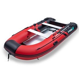 Gommone GLADIATOR CLASSIC B370AL red black - gommone gonfiabile con pavimento in alluminio
