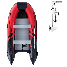 Gommone GLADIATOR CLASSIC B370AL red black - gommone gonfiabile con pavimento in alluminio
