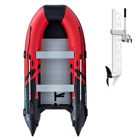 Gommone GLADIATOR CLASSIC B370AL red black - gommone gonfiabile con pavimento in alluminio