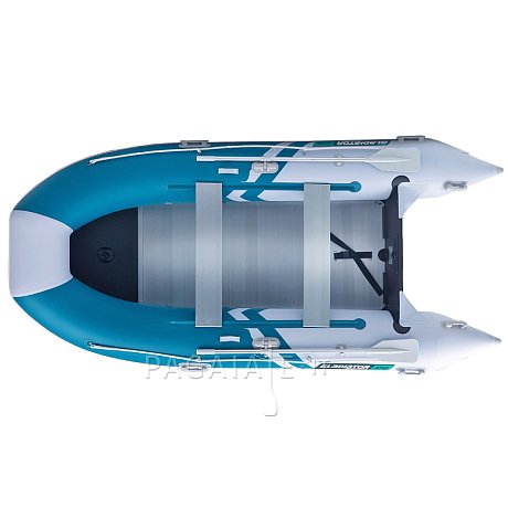 Gommone GLADIATOR CLASSIC B370AL sea green white - gommone gonfiabile con pavimento in alluminio