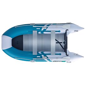 Gommone GLADIATOR CLASSIC B370AL sea green white - gommone gonfiabile con pavimento in alluminio