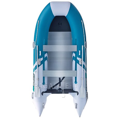 Gommone GLADIATOR CLASSIC B370AL sea green white - gommone gonfiabile con pavimento in alluminio