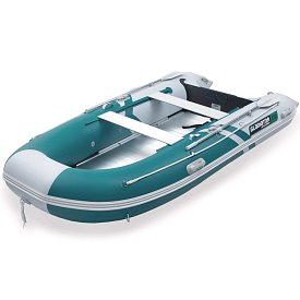 Gommone GLADIATOR CLASSIC B370AL sea green white - gommone gonfiabile con pavimento in alluminio