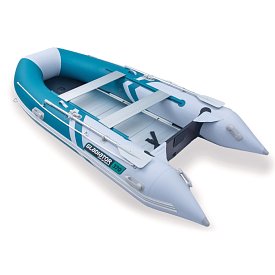Gommone GLADIATOR CLASSIC B370AL sea green white - gommone gonfiabile con pavimento in alluminio