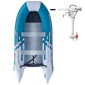 Gommone GLADIATOR CLASSIC B370AL sea green white - gommone gonfiabile con pavimento in alluminio