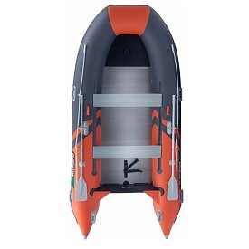 Gommone GLADIATOR CLASSIC B370AL orange dark gray - gommone gonfiabile con pavimento in alluminio