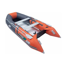 Gommone GLADIATOR CLASSIC B370AL orange dark gray - gommone gonfiabile con pavimento in alluminio