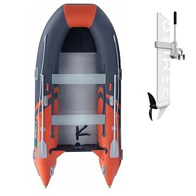 Gommone GLADIATOR CLASSIC B370AL orange dark gray - gommone gonfiabile con pavimento in alluminio