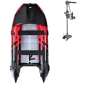 Gommone GLADIATOR ACTIVE C370AL red black - gommone gonfiabile con pavimento in alluminio