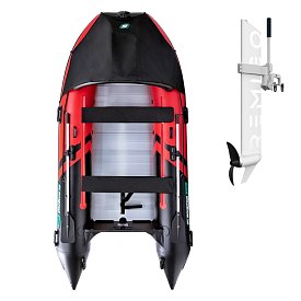 Gommone GLADIATOR ACTIVE C370AL red black - gommone gonfiabile con pavimento in alluminio