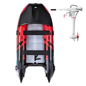 Gommone GLADIATOR ACTIVE C370AL red black - gommone gonfiabile con pavimento in alluminio