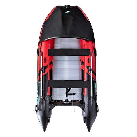 Gommone GLADIATOR ACTIVE C370AL red black - gommone gonfiabile con pavimento in alluminio