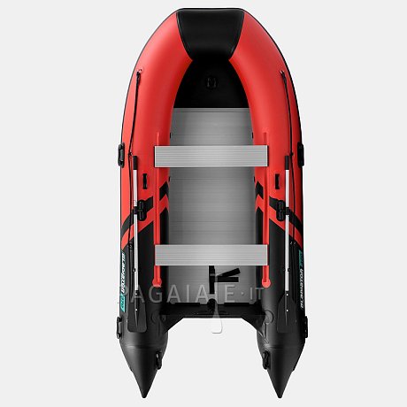 Gommone GLADIATOR ACTIVE C370AL red black - gommone gonfiabile con pavimento in alluminio
