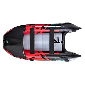 Gommone GLADIATOR ACTIVE C370AL red black - gommone gonfiabile con pavimento in alluminio