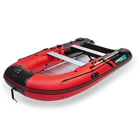 Gommone GLADIATOR ACTIVE C370AL red black - gommone gonfiabile con pavimento in alluminio