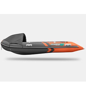Gommone GLADIATOR ACTIVE C370AL orange dark gray - gommone gonfiabile con pavimento in alluminio