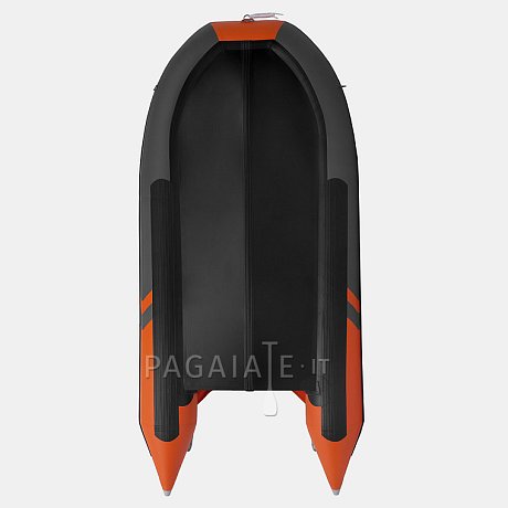 Gommone GLADIATOR ACTIVE C370AL orange dark gray - gommone gonfiabile con pavimento in alluminio