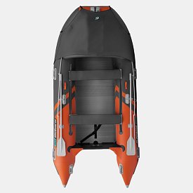 Gommone GLADIATOR ACTIVE C370AL orange dark gray - gommone gonfiabile con pavimento in alluminio