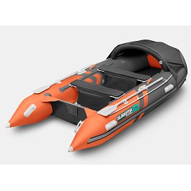 Gommone GLADIATOR ACTIVE C370AL orange dark gray - gommone gonfiabile con pavimento in alluminio