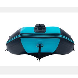 Gommone GLADIATOR ACTIVE C370AL black turquoise - gommone gonfiabile con pavimento in alluminio
