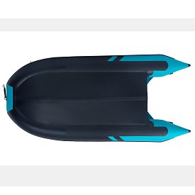 Gommone GLADIATOR ACTIVE C370AL black turquoise - gommone gonfiabile con pavimento in alluminio