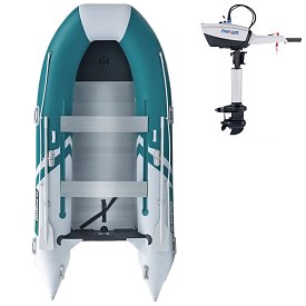 Gommone GLADIATOR ACTIVE C370AL sea green white - gommone gonfiabile con pavimento in alluminio