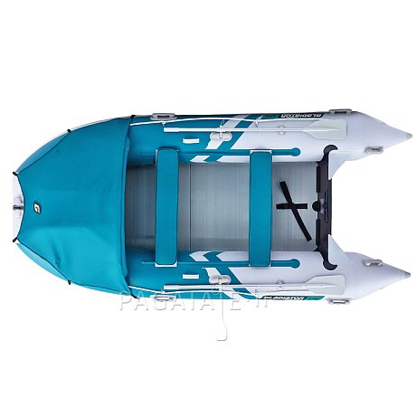 Gommone GLADIATOR ACTIVE C370AL sea green white - gommone gonfiabile con pavimento in alluminio