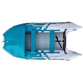 Gommone GLADIATOR ACTIVE C370AL sea green white - gommone gonfiabile con pavimento in alluminio