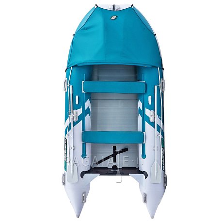 Gommone GLADIATOR ACTIVE C370AL sea green white - gommone gonfiabile con pavimento in alluminio