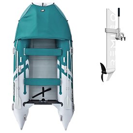 Gommone GLADIATOR ACTIVE C370AL sea green white - gommone gonfiabile con pavimento in alluminio