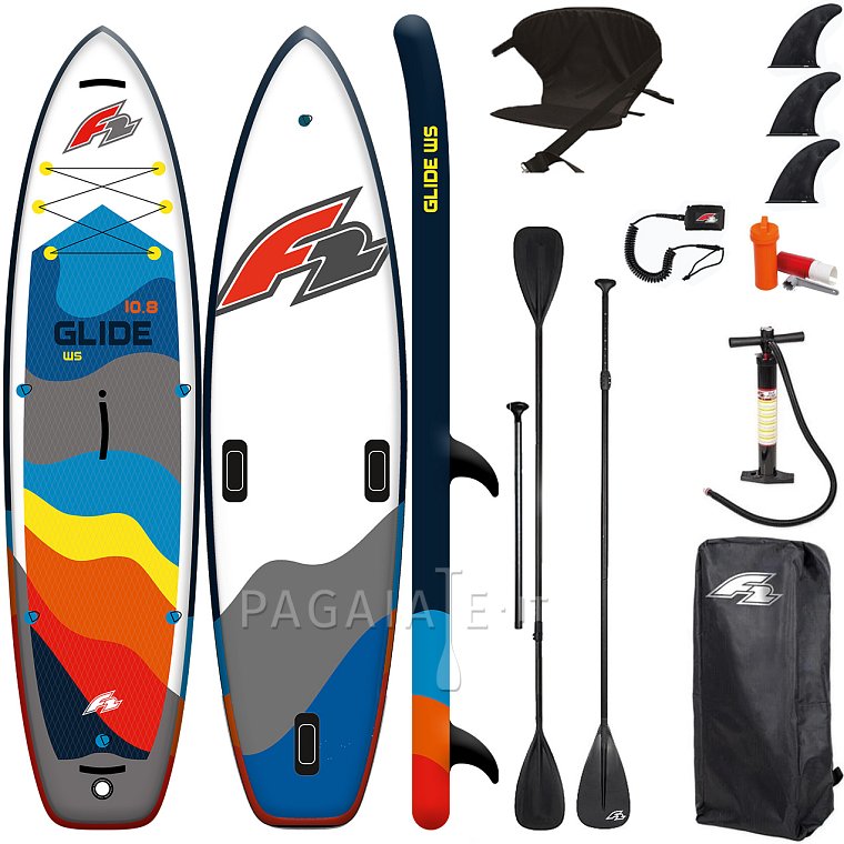 Paddleboard F2 GLIDE WS 10'8 GREY - nafukovací paddleboard a windsurfing