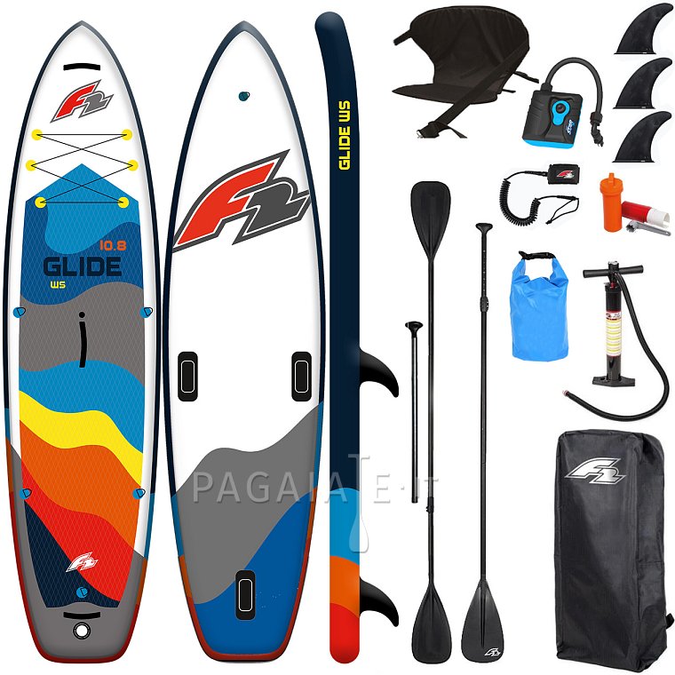 Paddleboard F2 GLIDE WS 10'8 GREY - nafukovací paddleboard a windsurfing