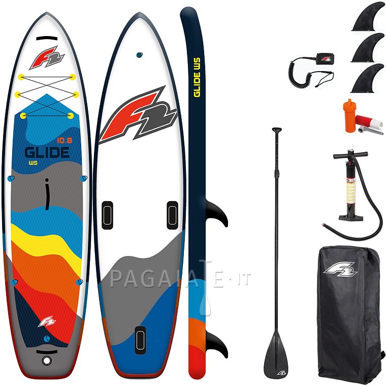 Paddleboard F2 GLIDE WS 10'8 GREY - nafukovací paddleboard a windsurfing