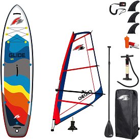 SUP F2 GLIDE WS 10'8 GREY con vela - SUP gonfiabile e WindSUP