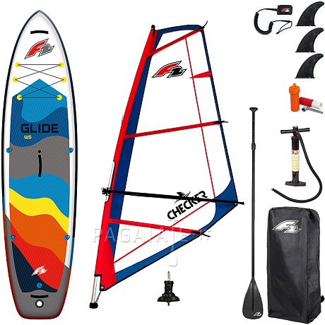 SUP F2 GLIDE WS 11'7 GREY con vela - SUP gonfiabile e WindSUP