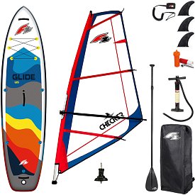 SUP F2 GLIDE WS 11'7 GREY con vela - SUP gonfiabile e WindSUP
