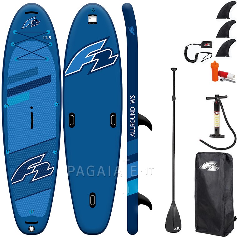 Paddleboard F2 ALLROUND AIR WS 11'5 BLUE - nafukovací paddleboard a windsurfing