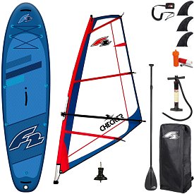 SUP F2 ALLROUND AIR WS 11'5 BLUE con vela - SUP gonfiabile e WindSUP