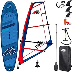 SUP F2 ALLROUND AIR WS 11'5 BLUE con vela - SUP gonfiabile e WindSUP