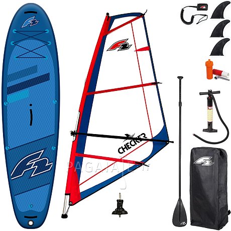 SUP F2 ALLROUND AIR WS 11'5 BLUE con vela - SUP gonfiabile e WindSUP