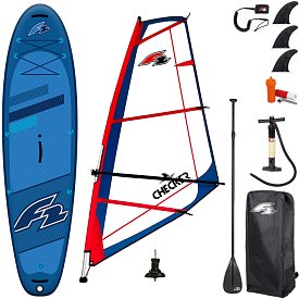 SUP F2 ALLROUND AIR WS 11'5 BLUE con vela - SUP gonfiabile e WindSUP