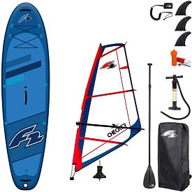 SUP F2 ALLROUND AIR WS 10'5 BLUE con vela - SUP gonfiabile e WindSUP