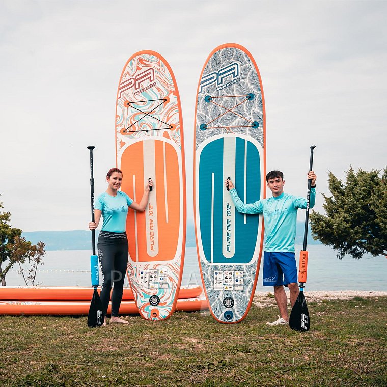 Paddleboard AQUA MARINA PURE AIR 10'2'' BLUE - nafukovací